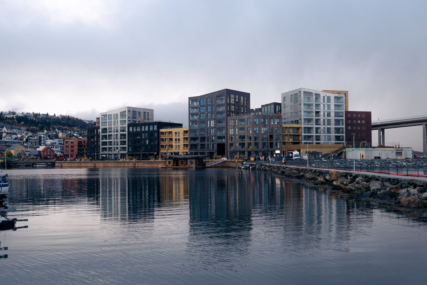 port de tromso architecture moderne norvégienne