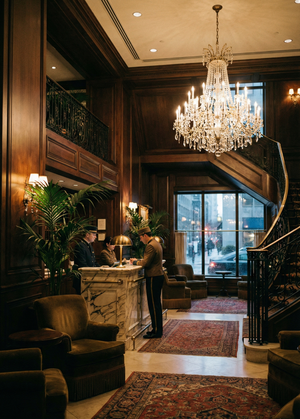 Photo of a lobby of a Luxury Hotel in New York