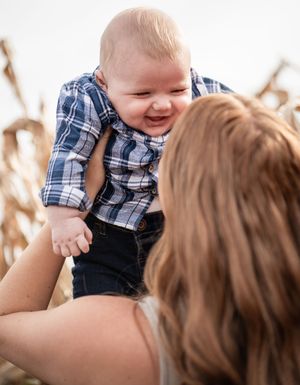 Playful interactions captured in close-up shots showing genuine expressions of happiness.