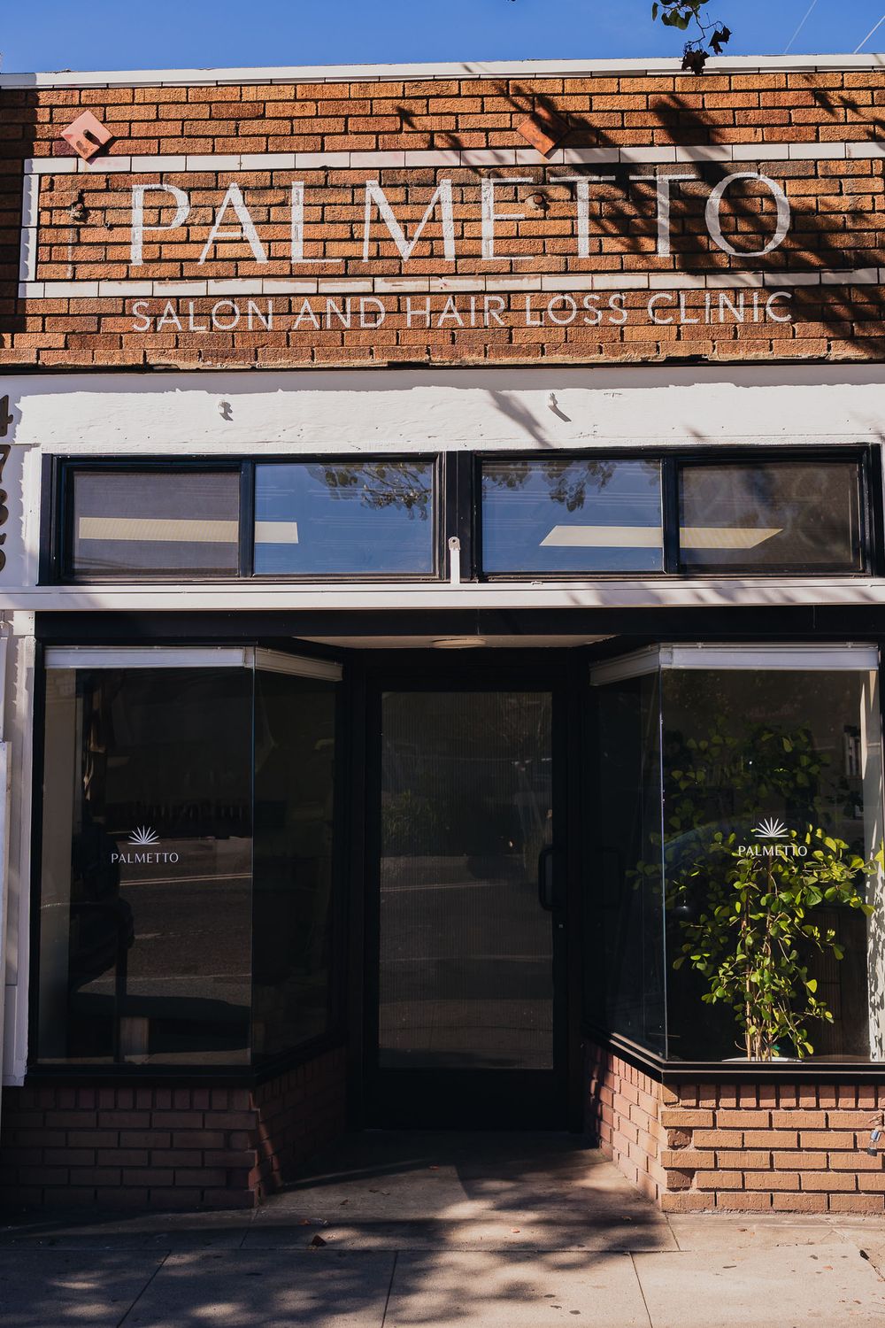 Exterior of Jill’s Eagle Rock hair studio captured during a Los Angeles branding photography session.