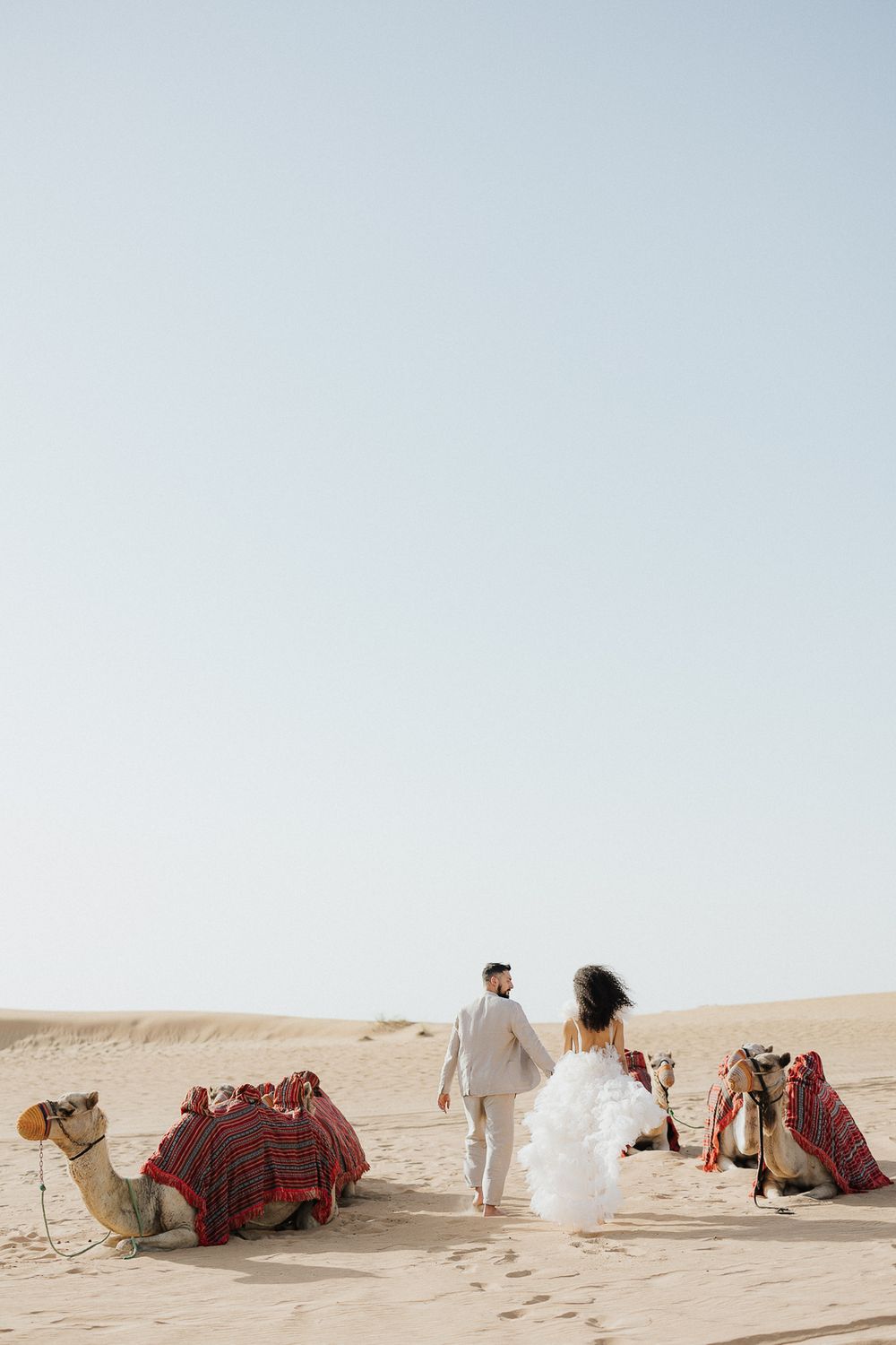 Elegant destination wedding in Dubai captured in natural light