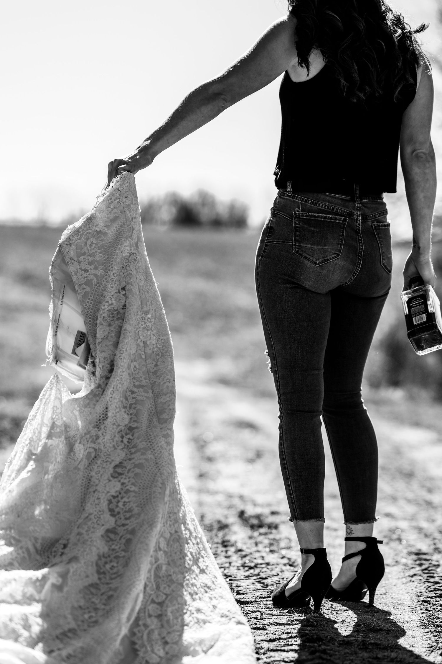 trash the dress photoshoot.