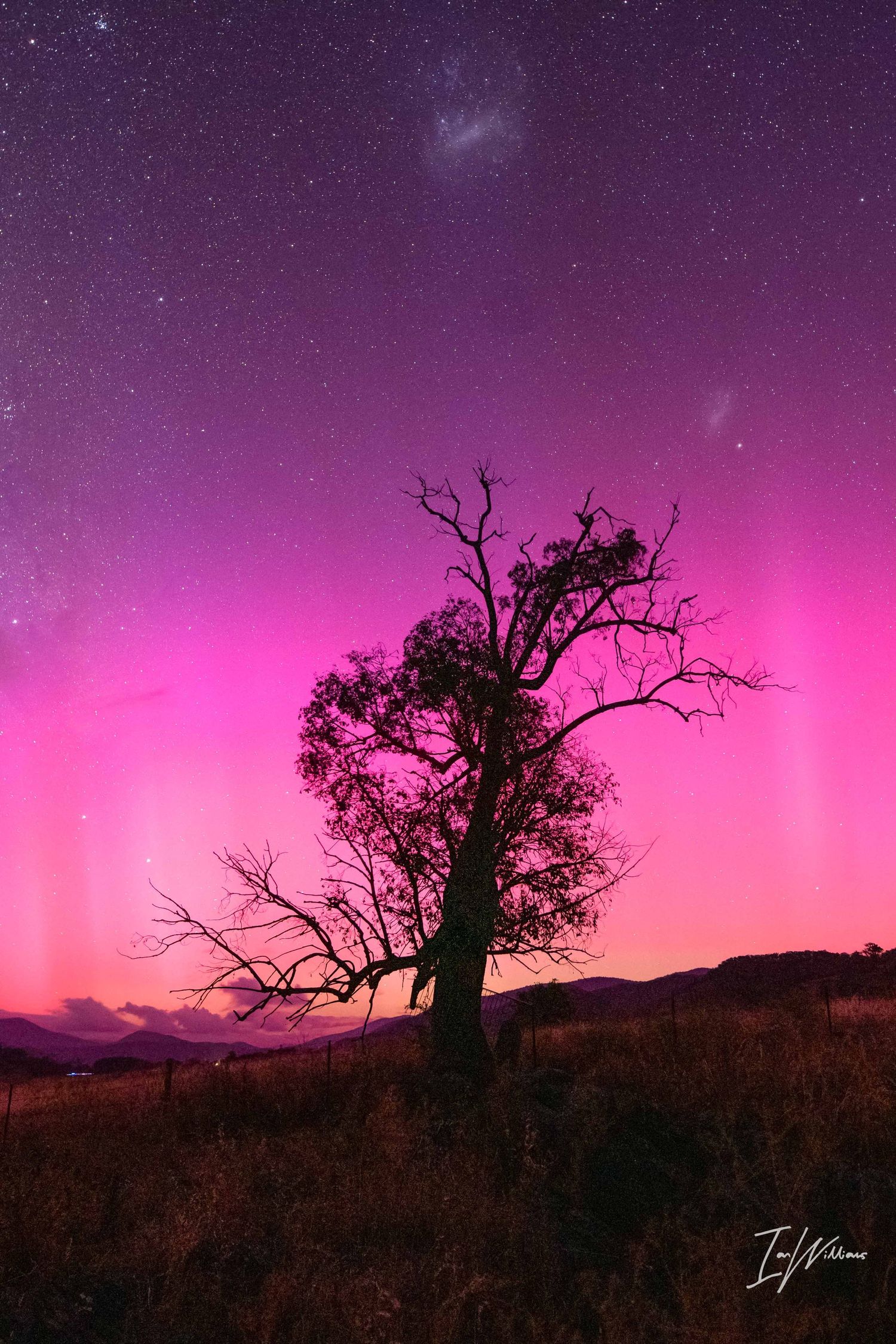 Aurora Australis, Canberra area