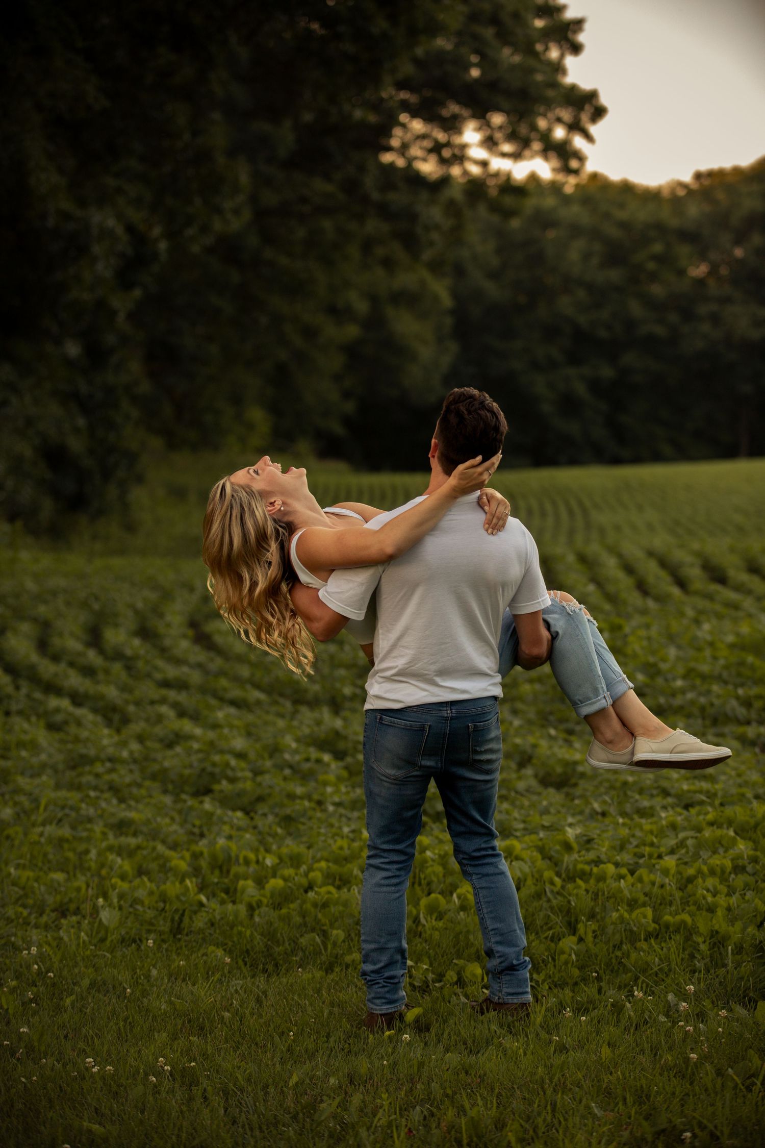 Couples portrait taken in Holly Michigan