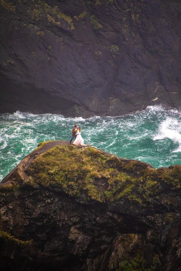 Oregon coast elopement