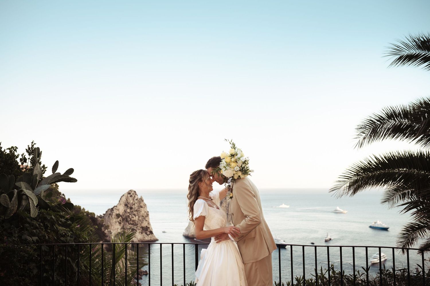 Intimate wedding in Capri
