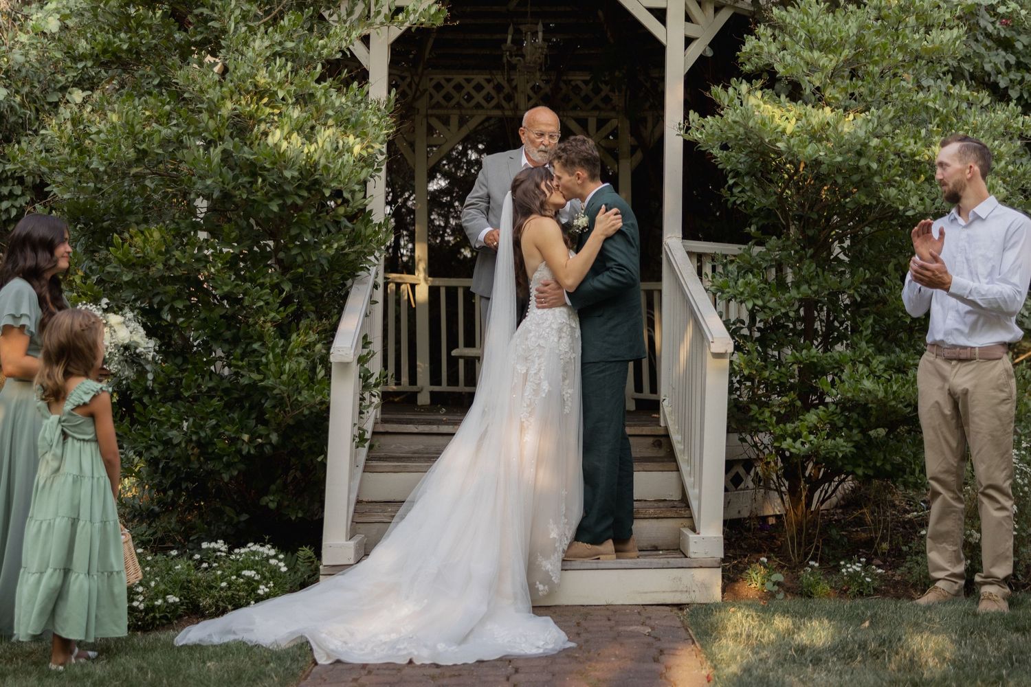Cute wedding photo