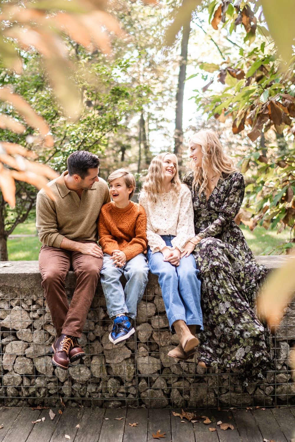Fall family portraits at home in Southwest Michigan.