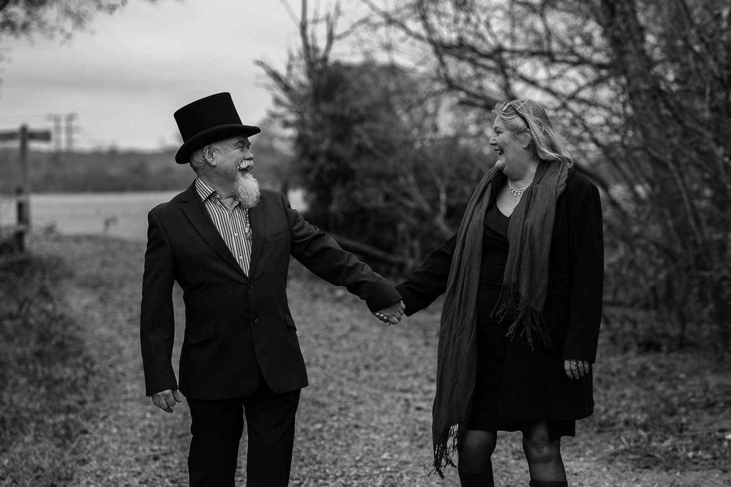 Dorset couple having photos taken by Kris the Photographer, a Dorset and New forest based wedding photographer