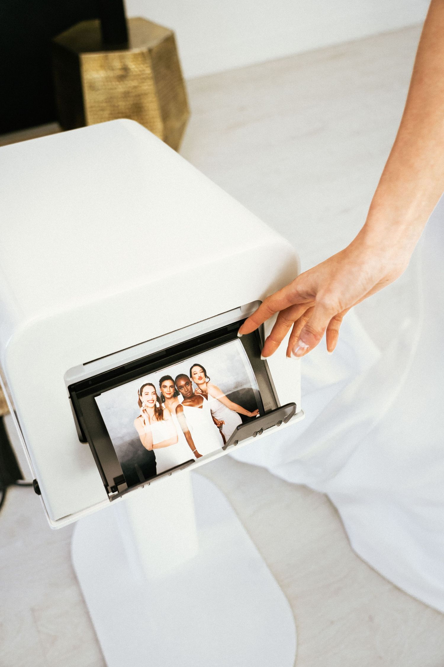 Capture the moment with an instant print, allowing guests to take home a high-quality photo as a lasting memory from your celebration!