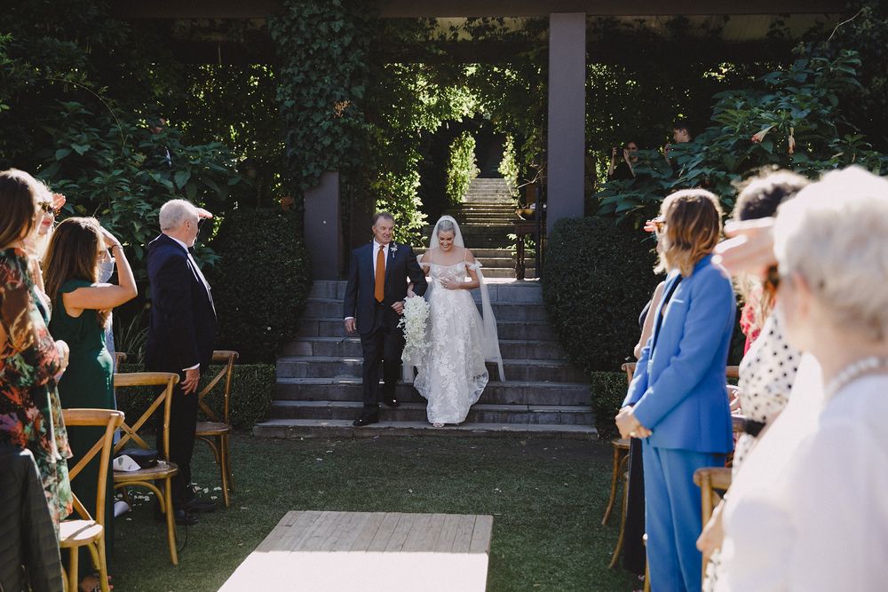 Outdoor ceremony setup at Johannesdal 1207