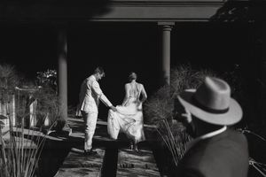 Bride and groom wedding portraits at Johannesdal 1207 in Stellenbosch