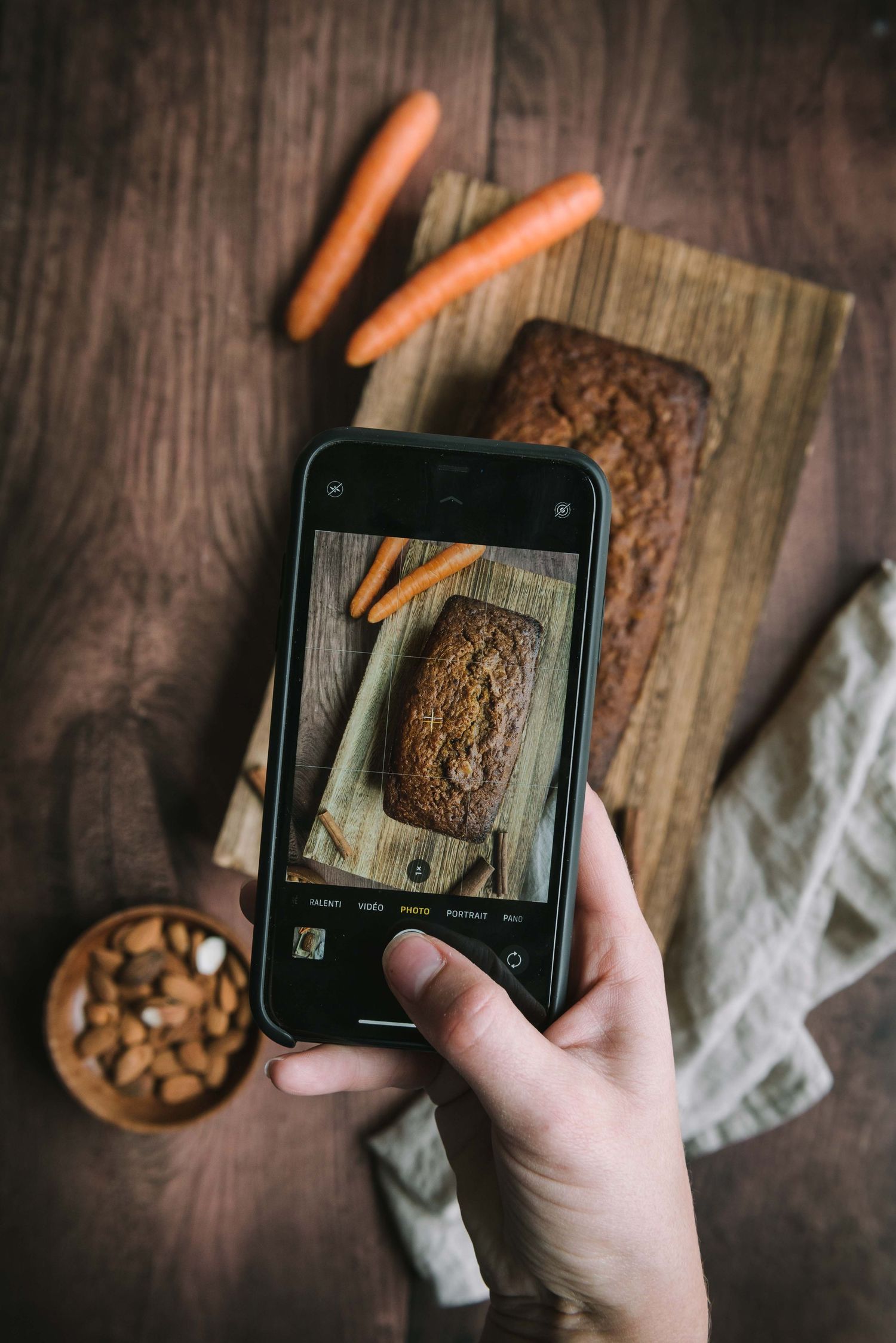 Photo culinaire prise avec un smartphone - Mélanie Rousselle, styliste et photographe culinaire basée en Ile de France