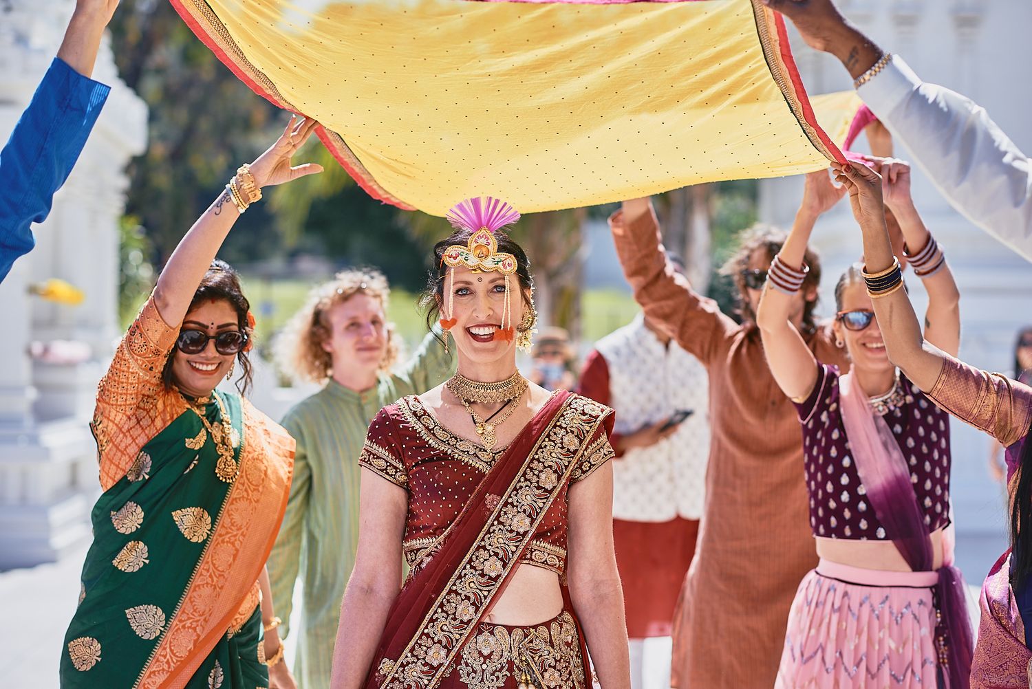 Calabasas Malibu Hindu Temple Wedding photo