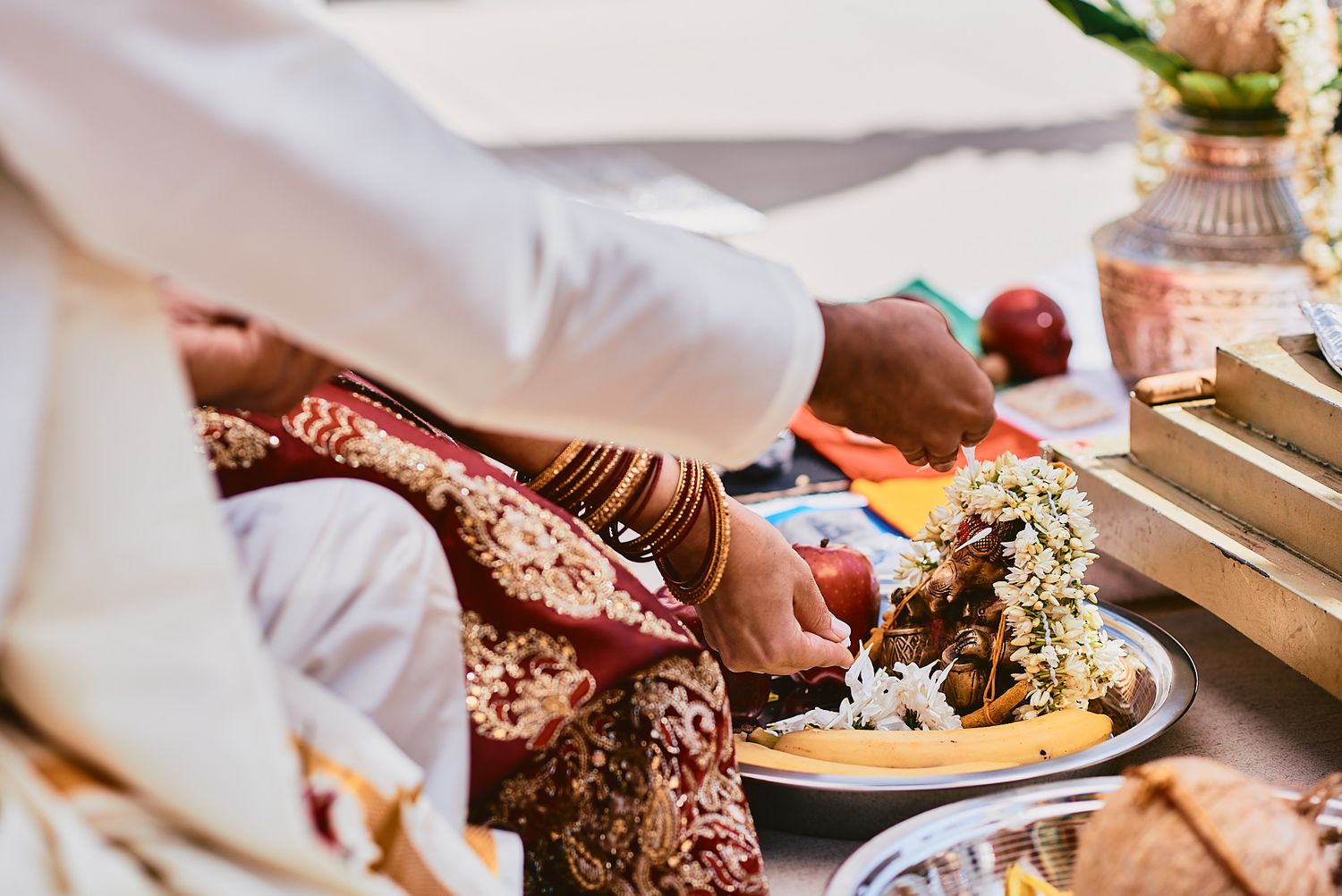 Calabasas Malibu Hindu Temple Wedding photo