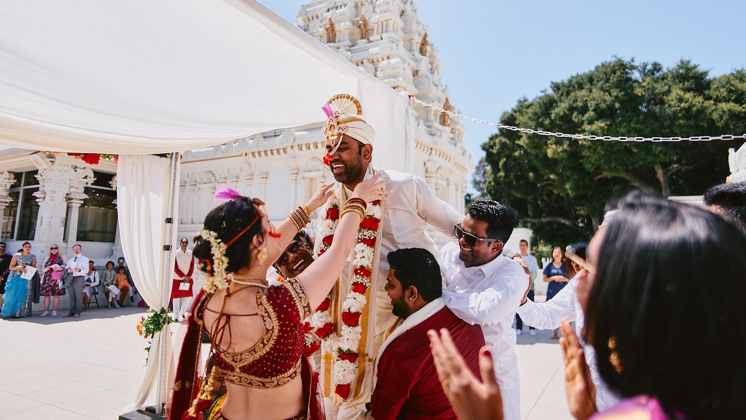 Calabasas Malibu Hindu Temple Wedding photo