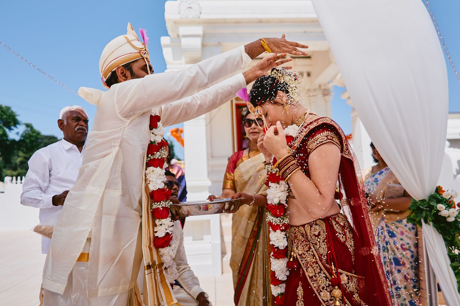 Calabasas Malibu Hindu Temple Wedding photo