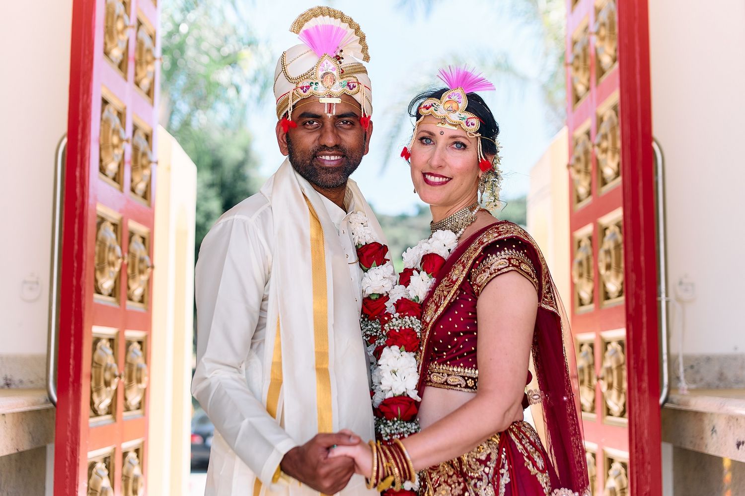 Calabasas Malibu Hindu Temple Wedding photo