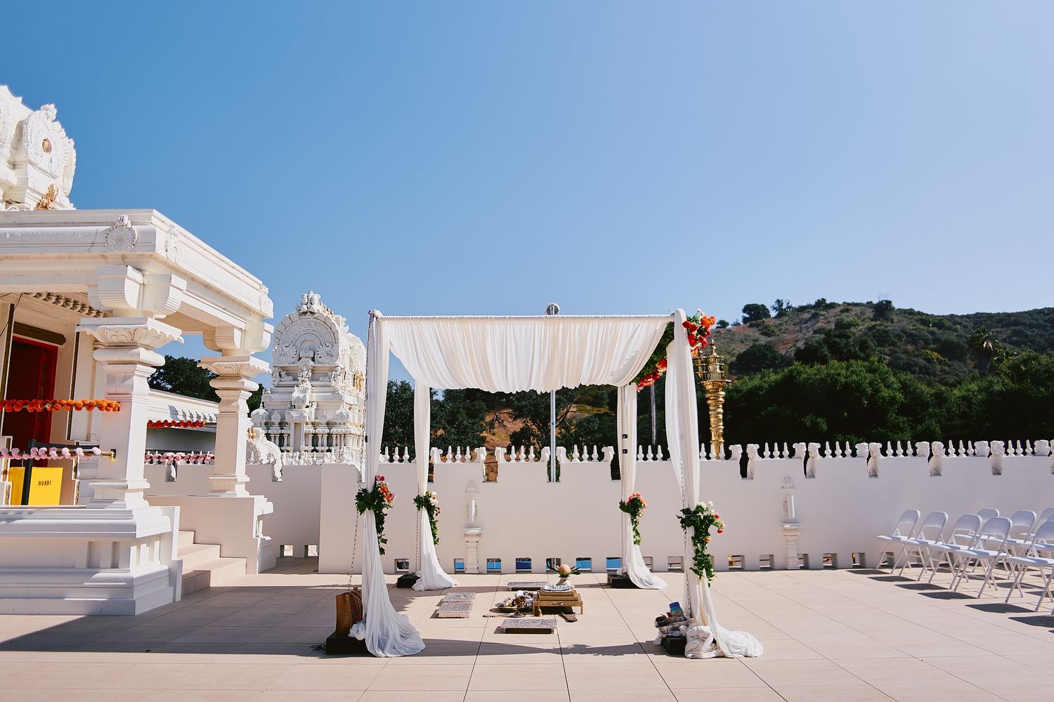 Calabasas Malibu Hindu Temple Wedding photo