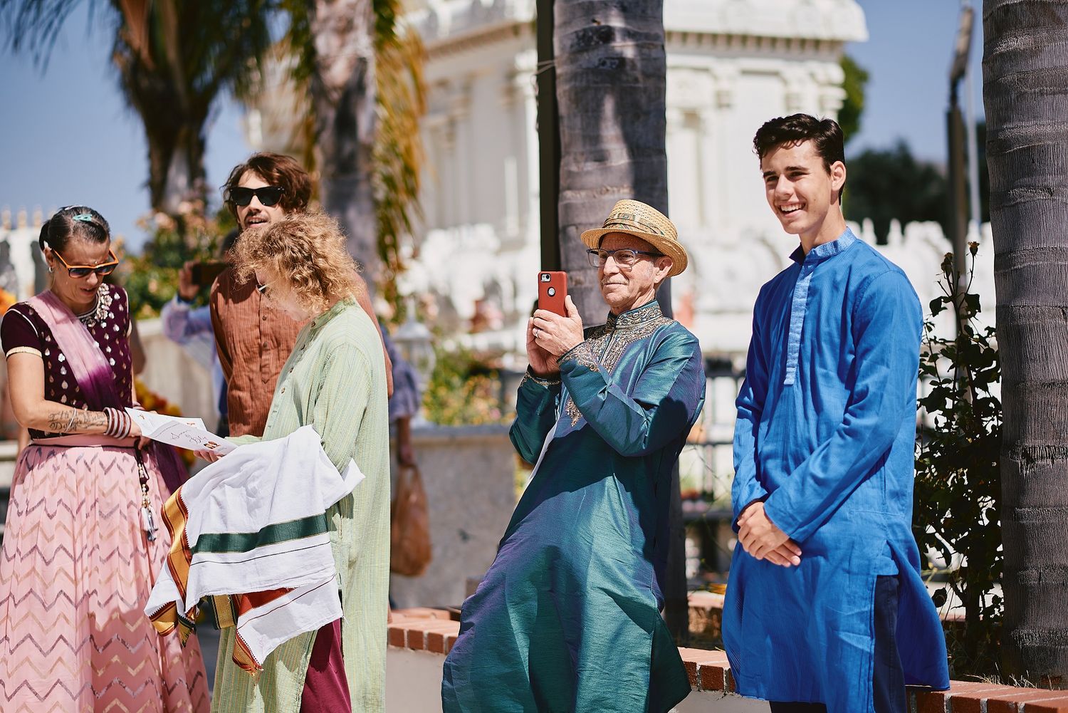 Calabasas Malibu Hindu Temple Wedding photo