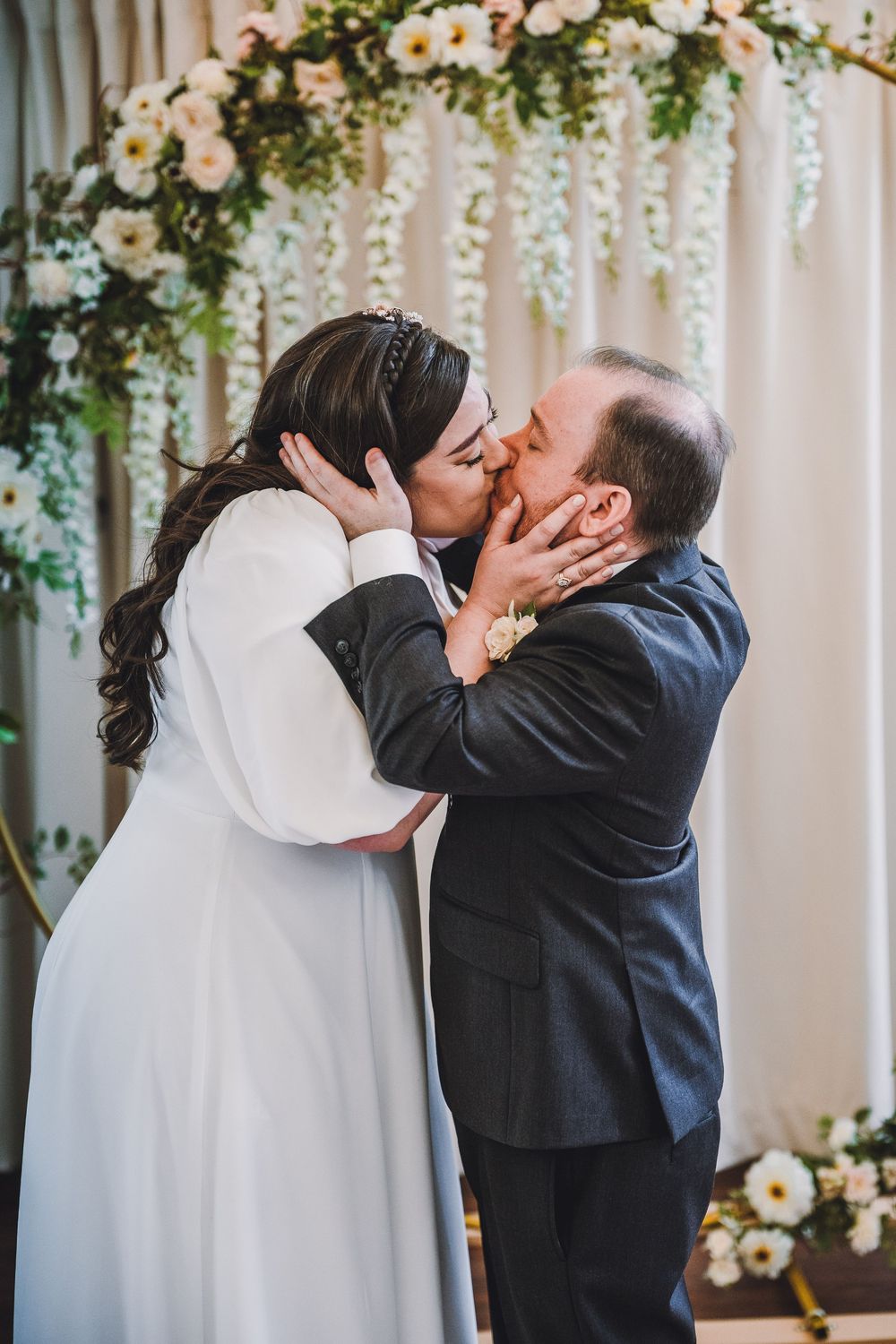 AnnaBelle and Matt's micro wedding at The Rosebud in Savage, MD.