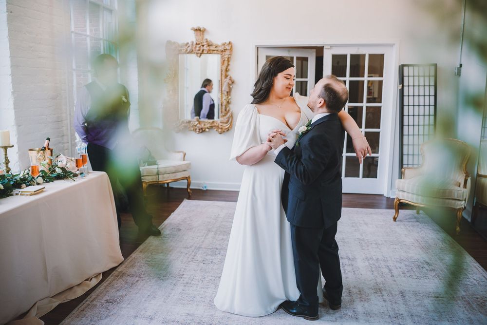AnnaBelle and Matt's micro wedding at The Rosebud in Savage, MD.