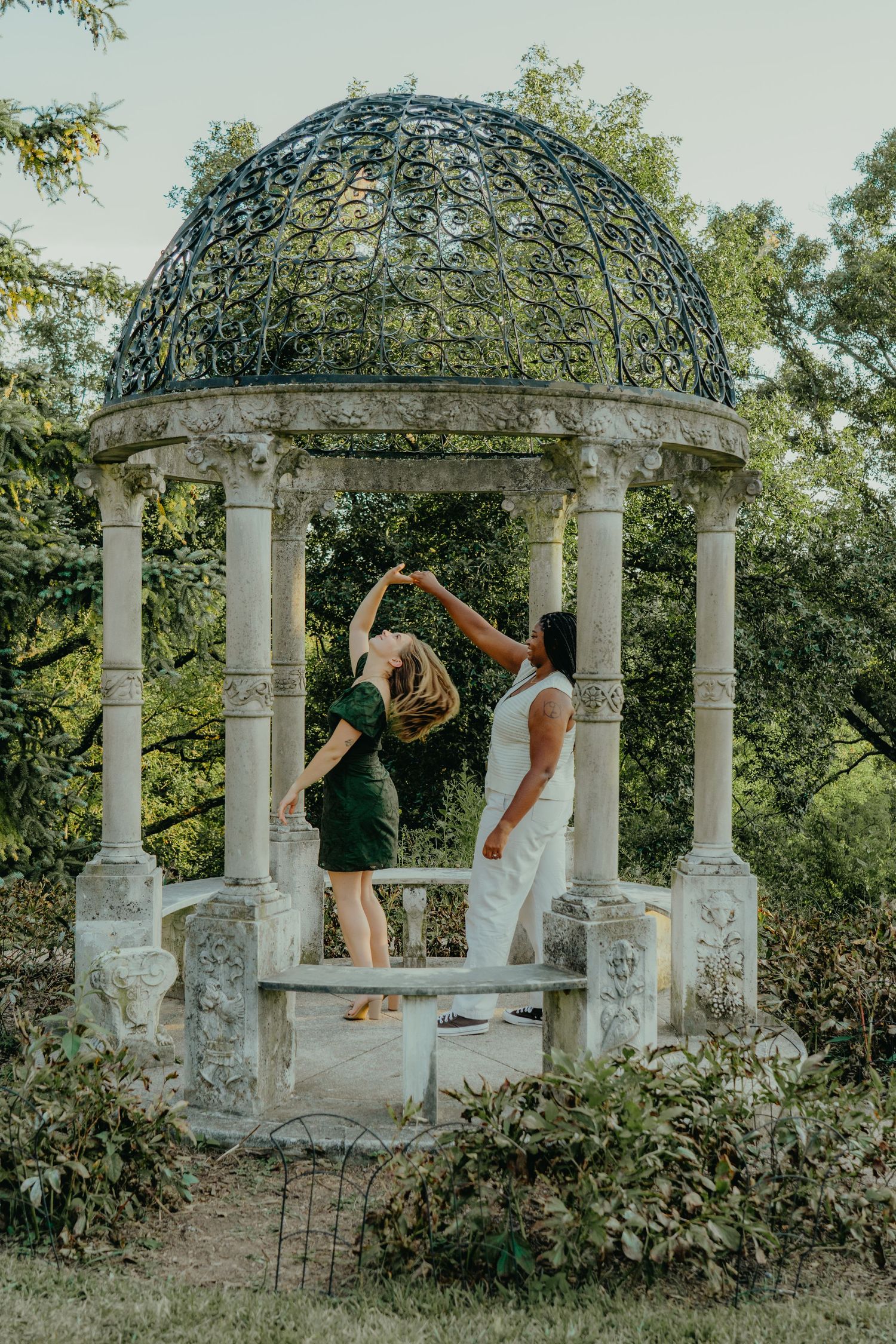 engagement session in Maymont Park in Richmond Virginia