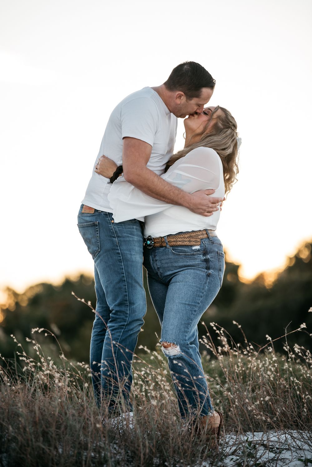 Golden hour family photography in Fort Walton Beach, FL. Affordable beach photographer,
