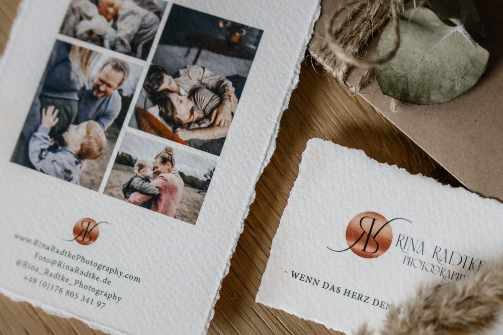 Collection of wedding invitations featuring artistic photography and elegant typography.