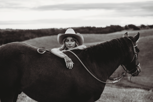 equisoul photography fine art equine photographer melbourne victoria australia portrait gould mel melanie sunset horse and rider