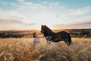 equisoul photography fine art equine photographer melbourne victoria australia portrait gould mel melanie sunset horse and rider