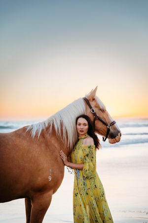 equisoul photography fine art equine photographer melbourne victoria australia portrait gould mel melanie sunset horse and rider