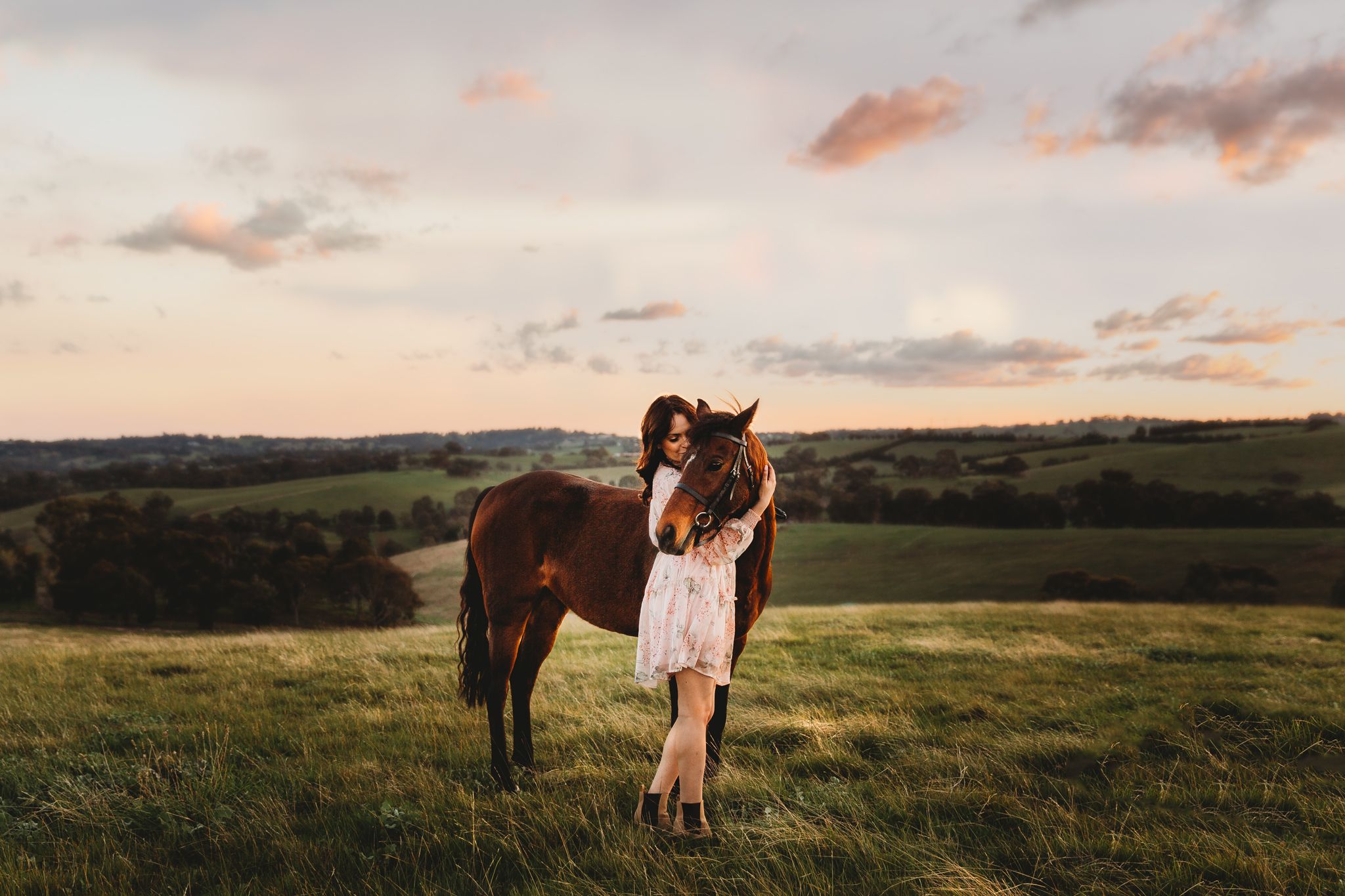 equisoul photography fine art equine photographer melbourne victoria australia portrait gould mel melanie sunset horse and rider