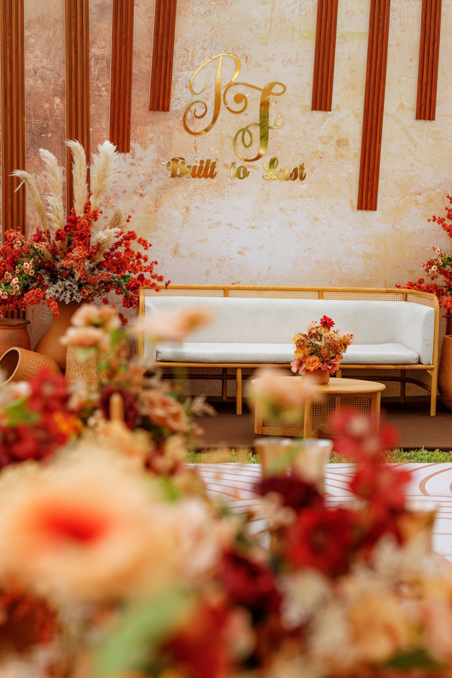 Elegant garden Traditional wedding ceremony setup in Ghana