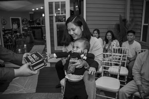 Ring bearer at wedding