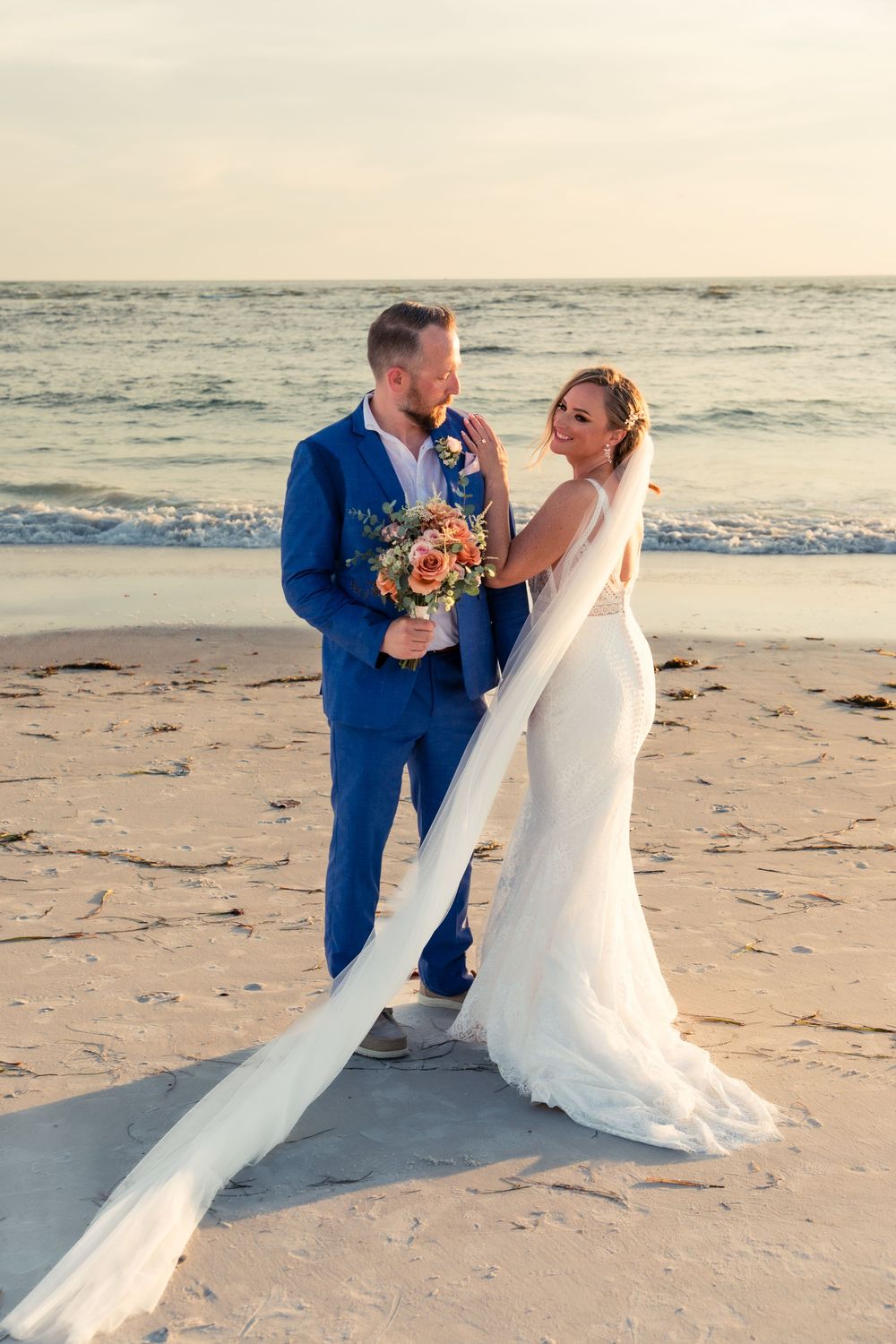 editorial style wedding photography in Tampa, St Pete, Clearwater, Naples, Sarasota, Florida during the golden hour