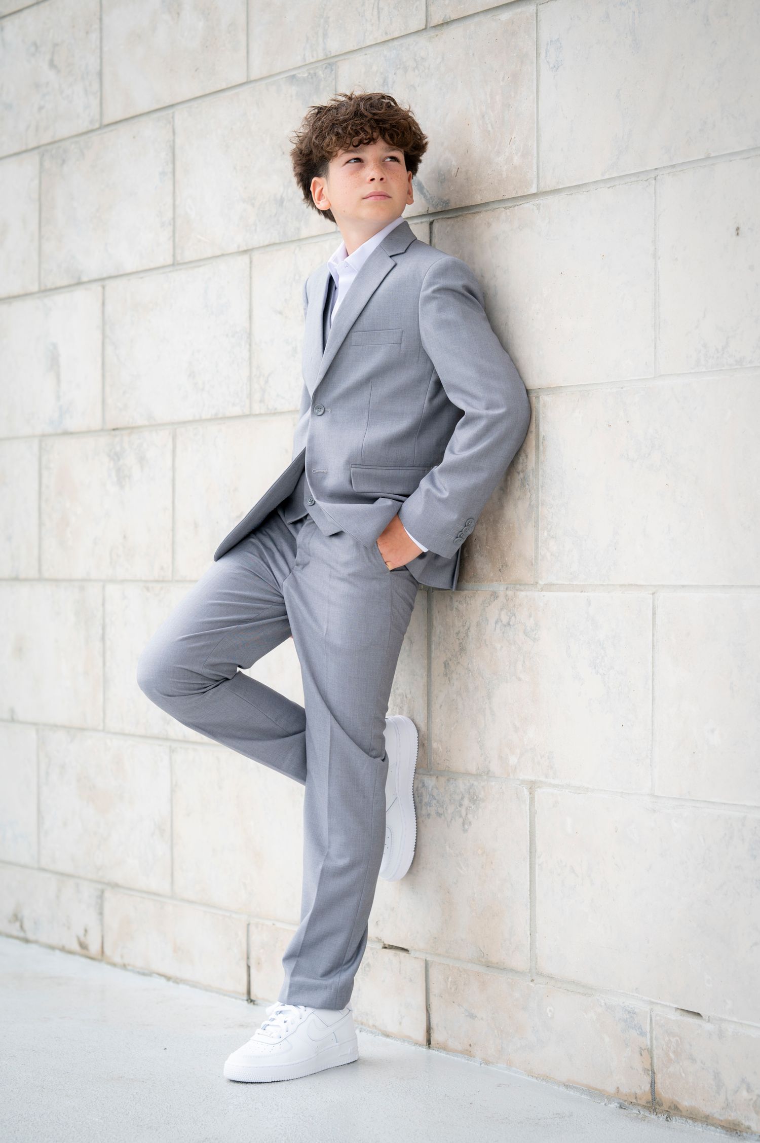 Bar Mitzvah boy portrait at Chabad Romano.