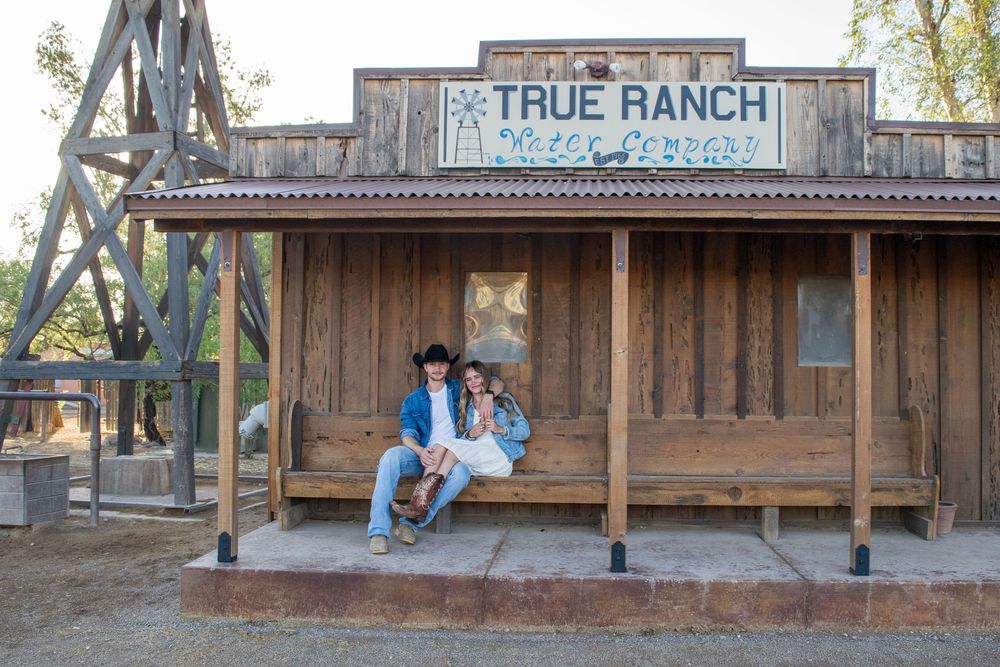 couple in rural Marana, Arizona at White Stallion Ranch