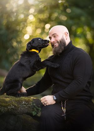 Flat Coat retriever Cheshire Pet Photographer