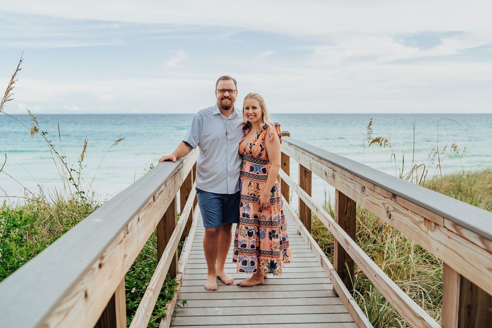 30A Couples Beach Photos At Dune Allen - 30A Florida Couples Photographer - Sam Haines Photography