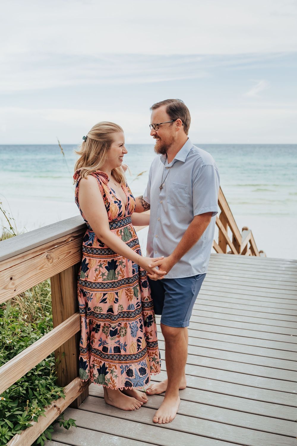 30A Couples Beach Photos At Dune Allen - 30A Florida Couples Photographer - Sam Haines Photography