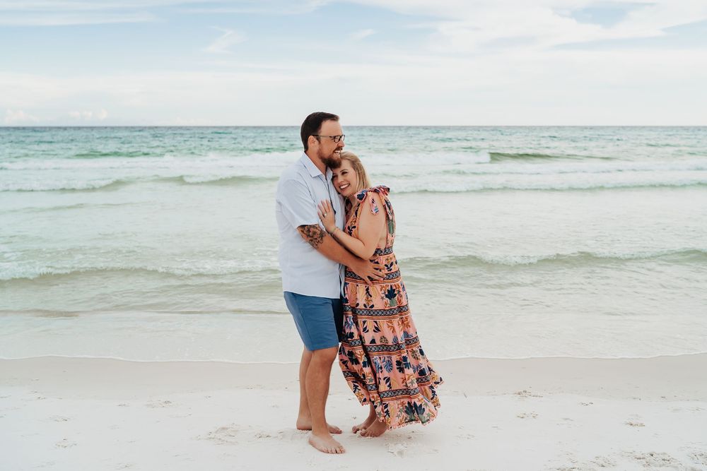 30A Couples Beach Photos At Dune Allen - 30A Florida Couples Photographer - Sam Haines Photography