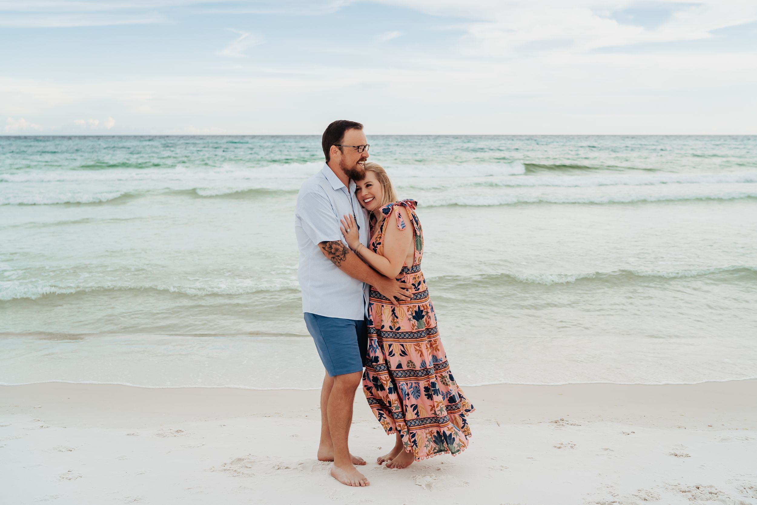 30A Couples Beach Photos At Dune Allen - 30A Florida Couples Photographer - Sam Haines Photography