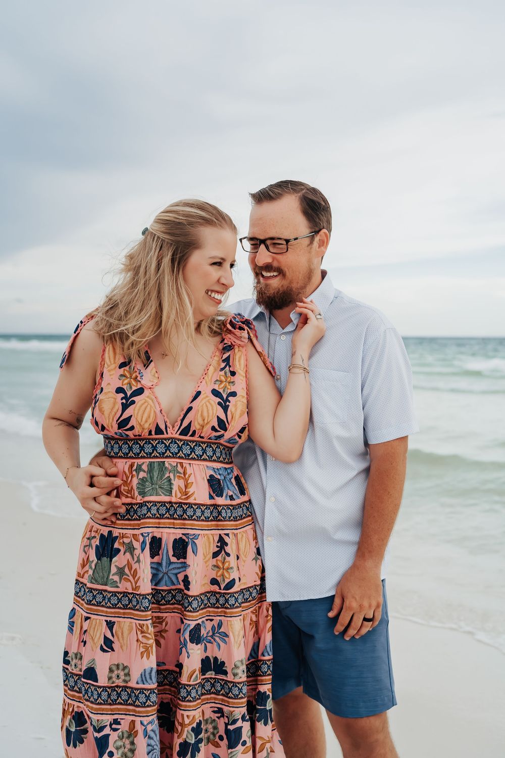 30A Couples Beach Photos At Dune Allen - 30A Florida Couples Photographer - Sam Haines Photography