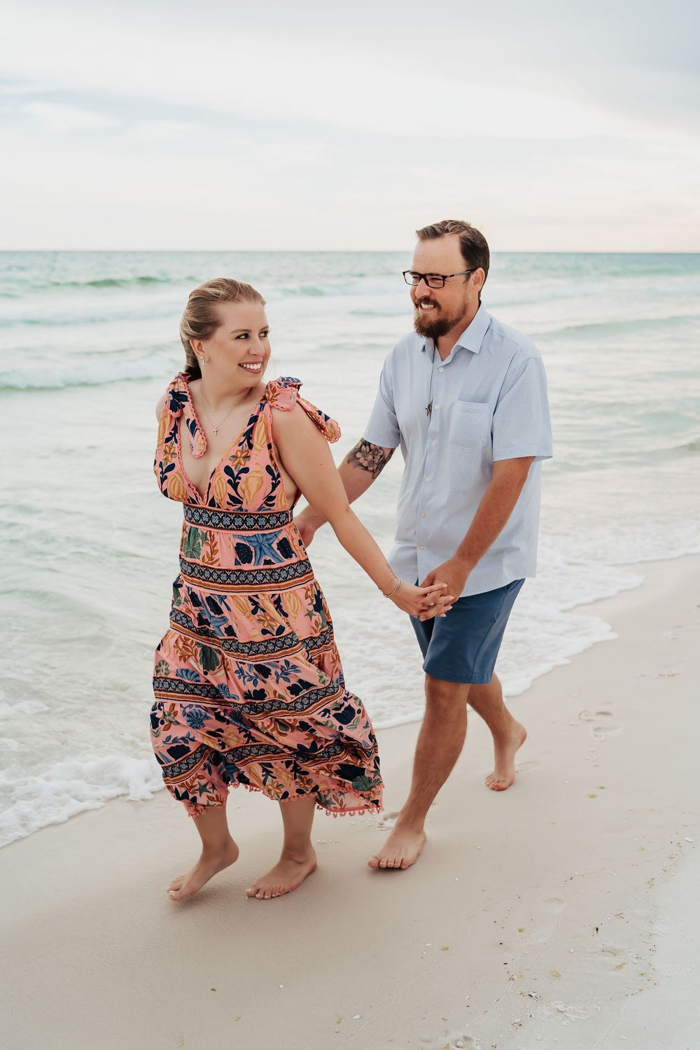 30A Couples Beach Photos At Dune Allen - 30A Florida Couples Photographer - Sam Haines Photography