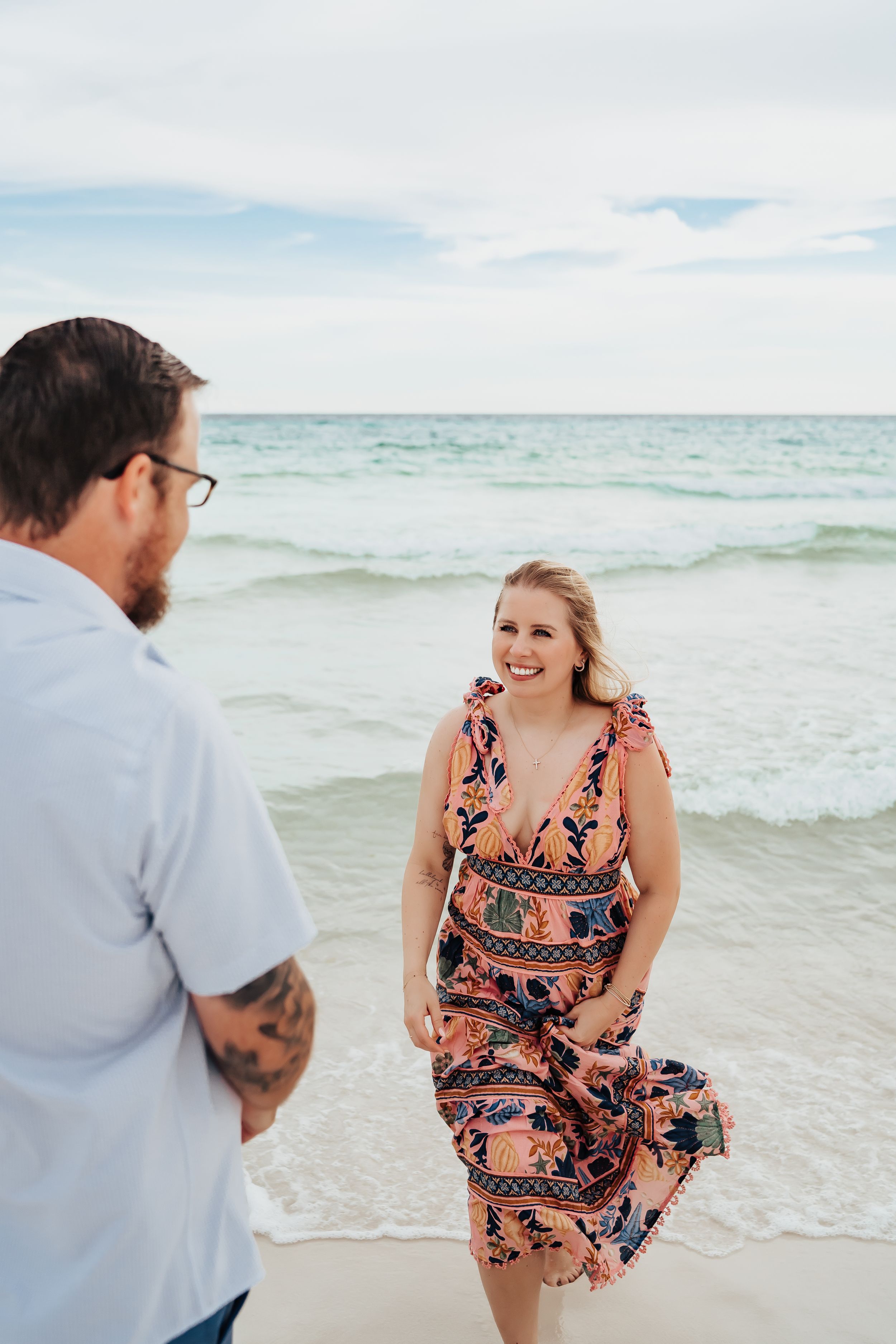 30A Couples Beach Photos At Dune Allen - 30A Florida Couples Photographer - Sam Haines Photography