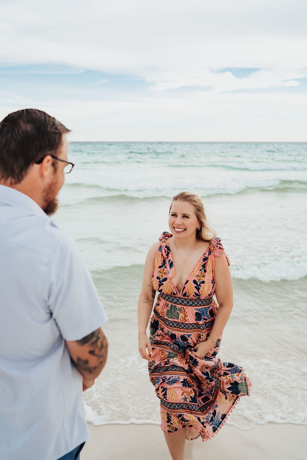 30A Couples Beach Photos At Dune Allen - 30A Florida Couples Photographer - Sam Haines Photography