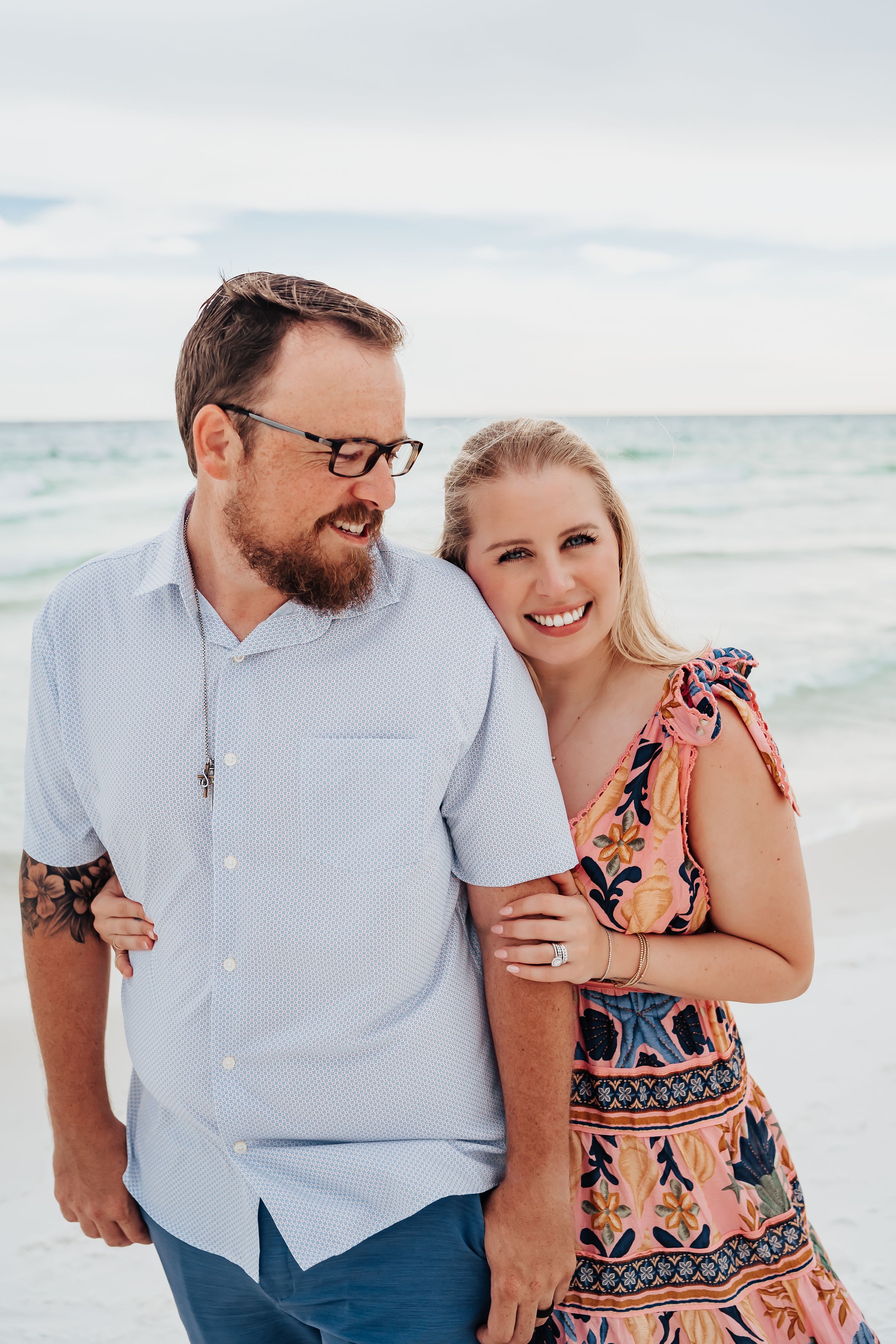 30A Couples Beach Photos At Dune Allen - 30A Florida Couples Photographer - Sam Haines Photography