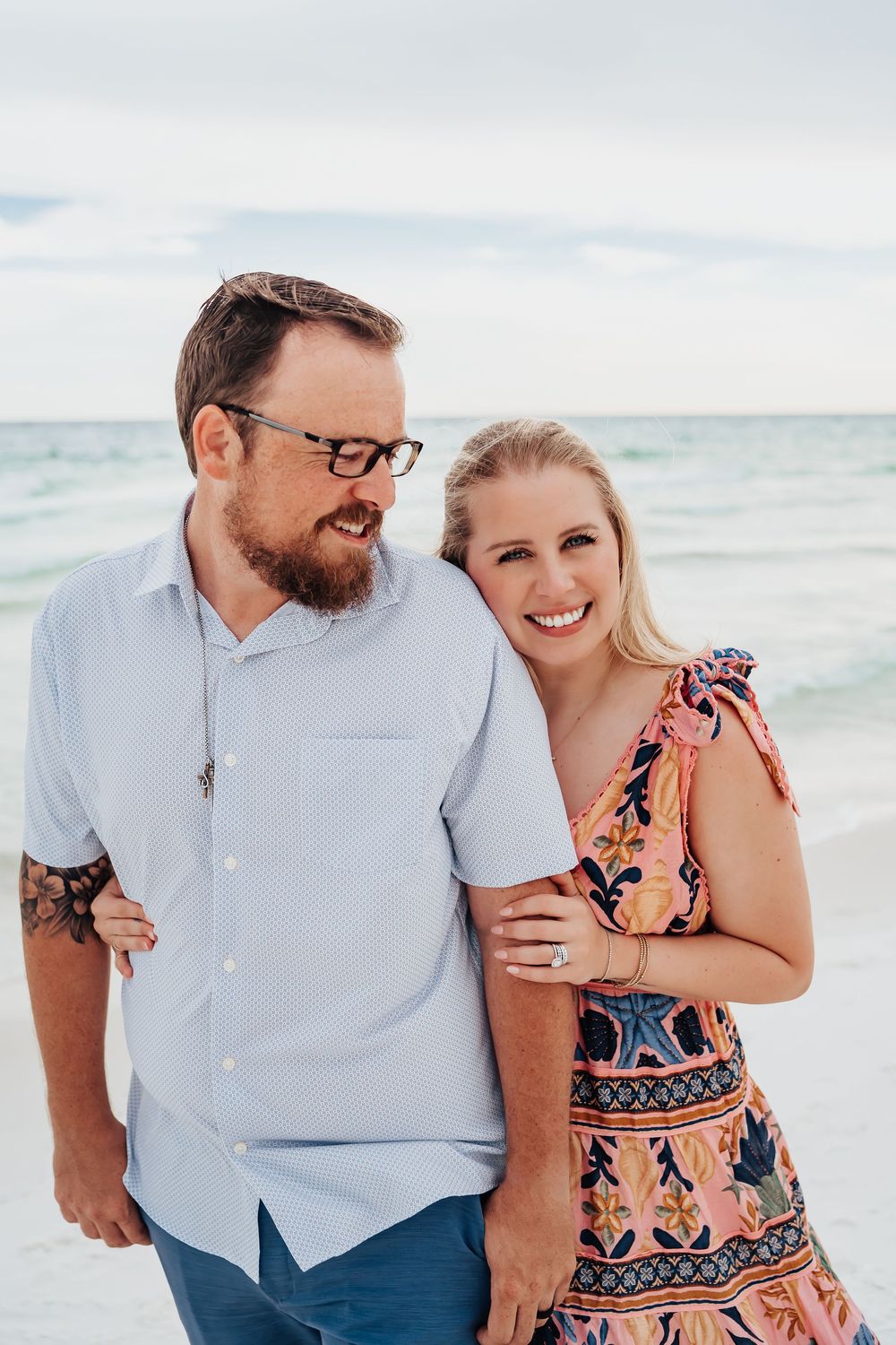 30A Couples Beach Photos At Dune Allen - 30A Florida Couples Photographer - Sam Haines Photography