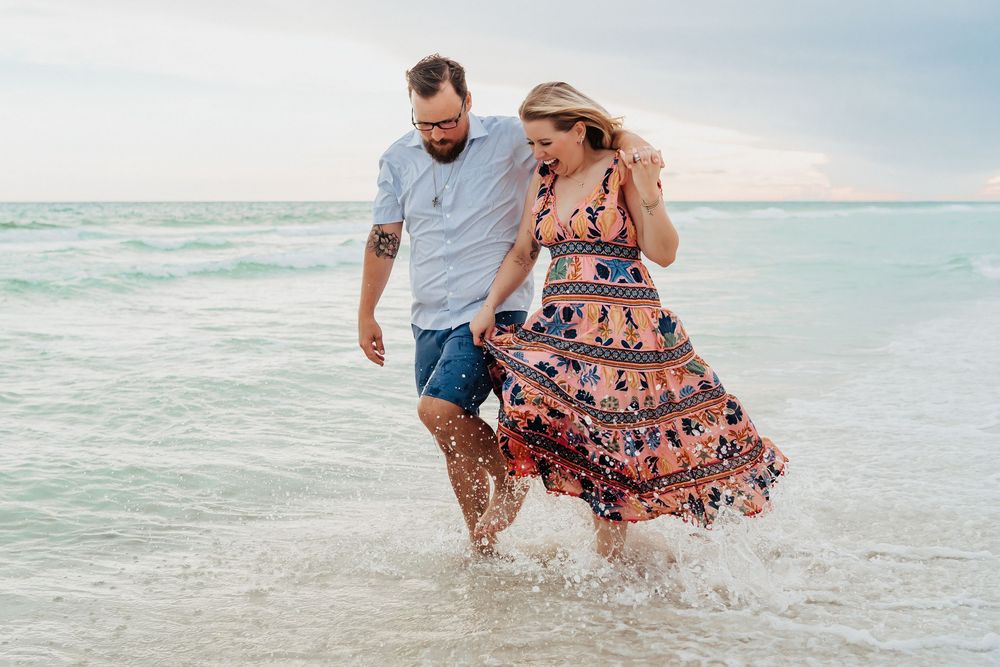 30A Couples Beach Photos At Dune Allen - 30A Florida Couples Photographer - Sam Haines Photography
